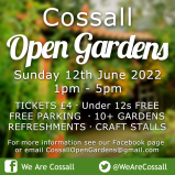 Cossall Open Gardens event.