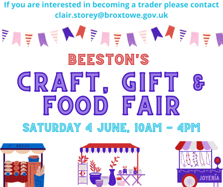Beeston's Craft, Gift and Food Fair event.