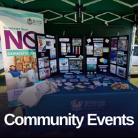 Info stall at 2022 Playday