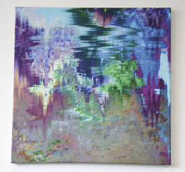 Lot 4 – "Studied Monet" printed on canvas by Christine Zion