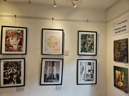 Some of the art at the exhibition
