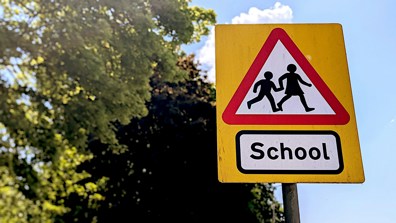 School crossing sign