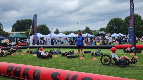 Cycling activity at a play day