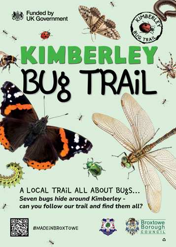 Kimberley Bug Trail. A local trail all about bugs. Seven bugs hide around Kimberley, can you find them all?