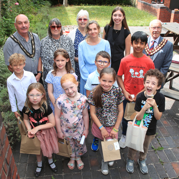 Some of the writing competition winners