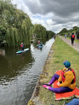 Paddleboarding with MIND