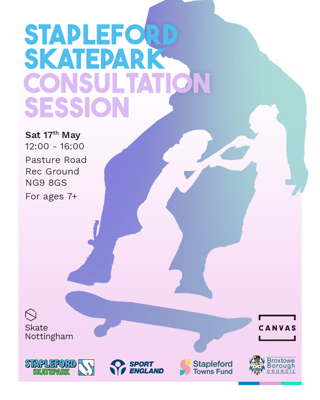 Skatenottingham 2025 05 Staplefordskatepark Consultationevent IG1350.