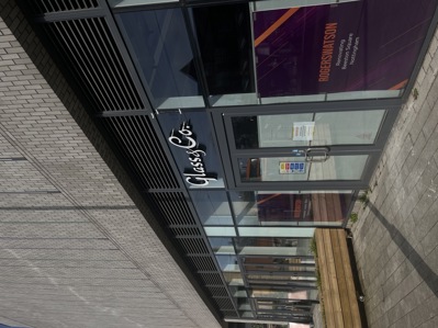 Shop front of Glass and Co.