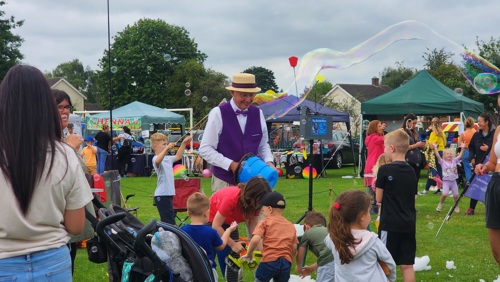 People at Play Day event