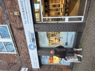 Adrian outside Wheatley Projects