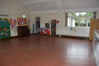 The new flooring installed at Attenborough Village Hall